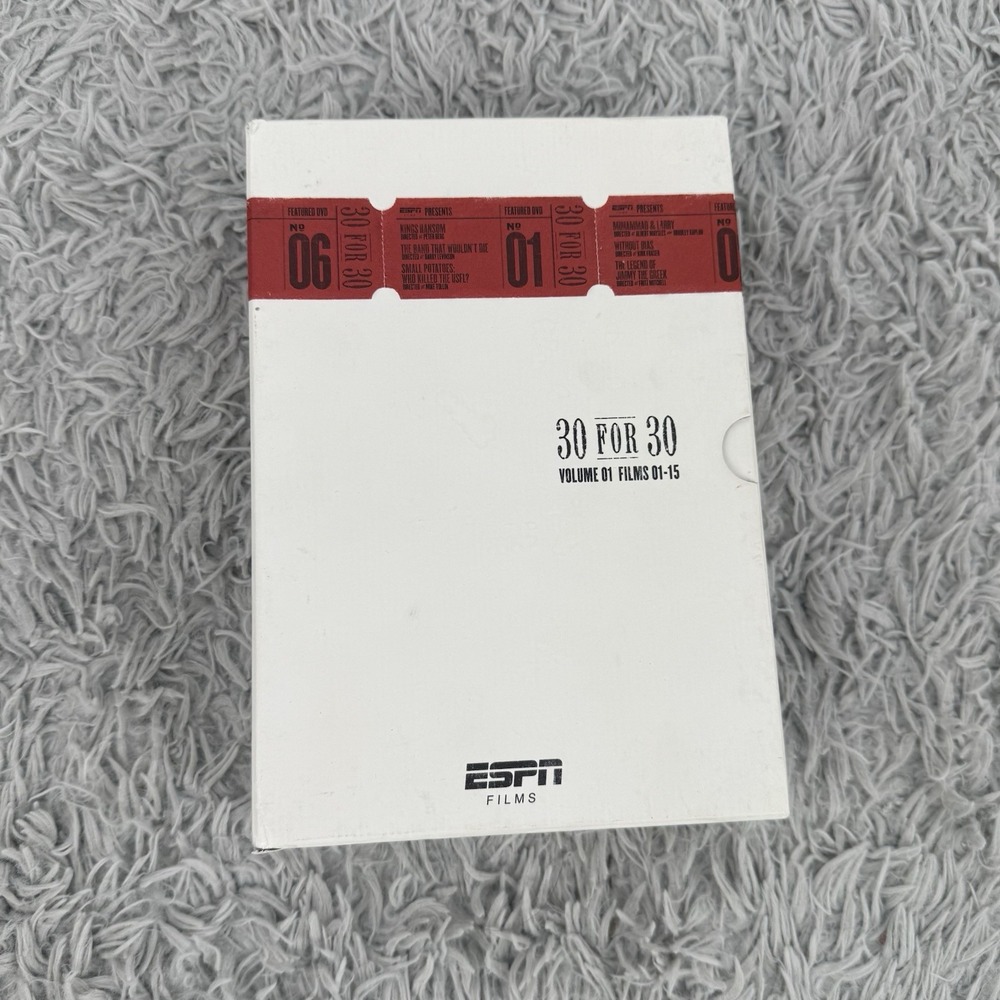 ESPN Films 30 for 30 Volume ONE: 12 DISC DVD Films 01-15 DVD RARE Sports Box Set